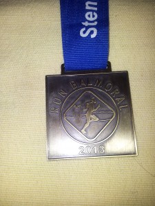 A square version of last years medal