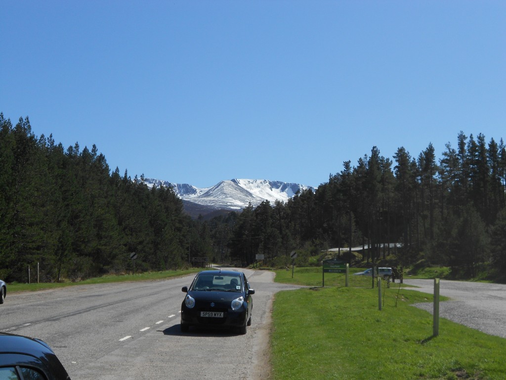 Scotland... not a cloud in the sky!