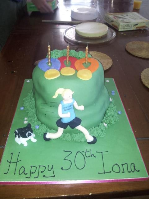 My amazing birthday cake and family party early in July.