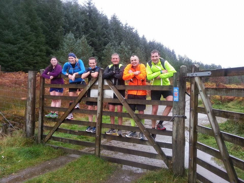October - training in the rain with these dafties!