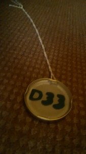 The awesomely funky jam jar lid medal. Definitely the most random medal on the rack so far!