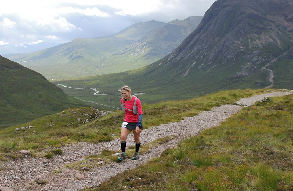 This time last year at the top of the Devil's staircase. I wasn't feeling the love at that point either, but things soon turned around! Photo - Fiona Rennie