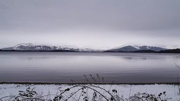 Loch Lomond on a beautifully still day.