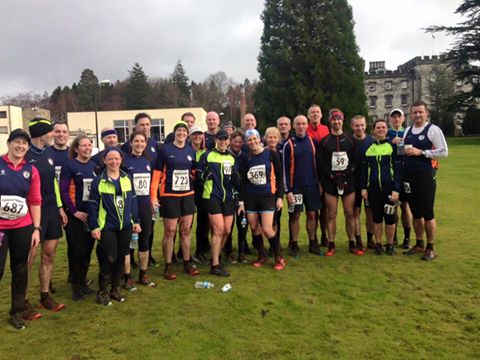 Muddy harriers. My socks started off with bright orange in them...