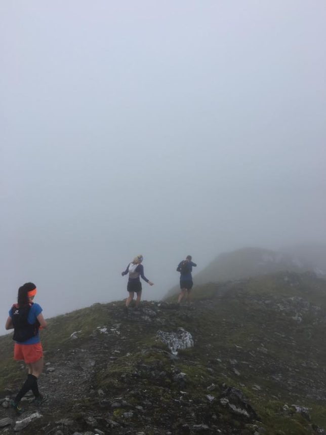 Training in summer in Scotland.