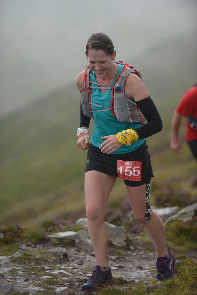 Pretending I ran all the way up the staircase! Photo - Josh Hewitson